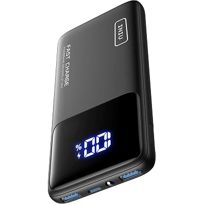 INIU モバイルバッテリー 大容量【軽量 小型 薄型 10000mAh タイプc】 22.5W 急速充電 モバイル・バッテリー [PSE技術認証済 PD 3. …