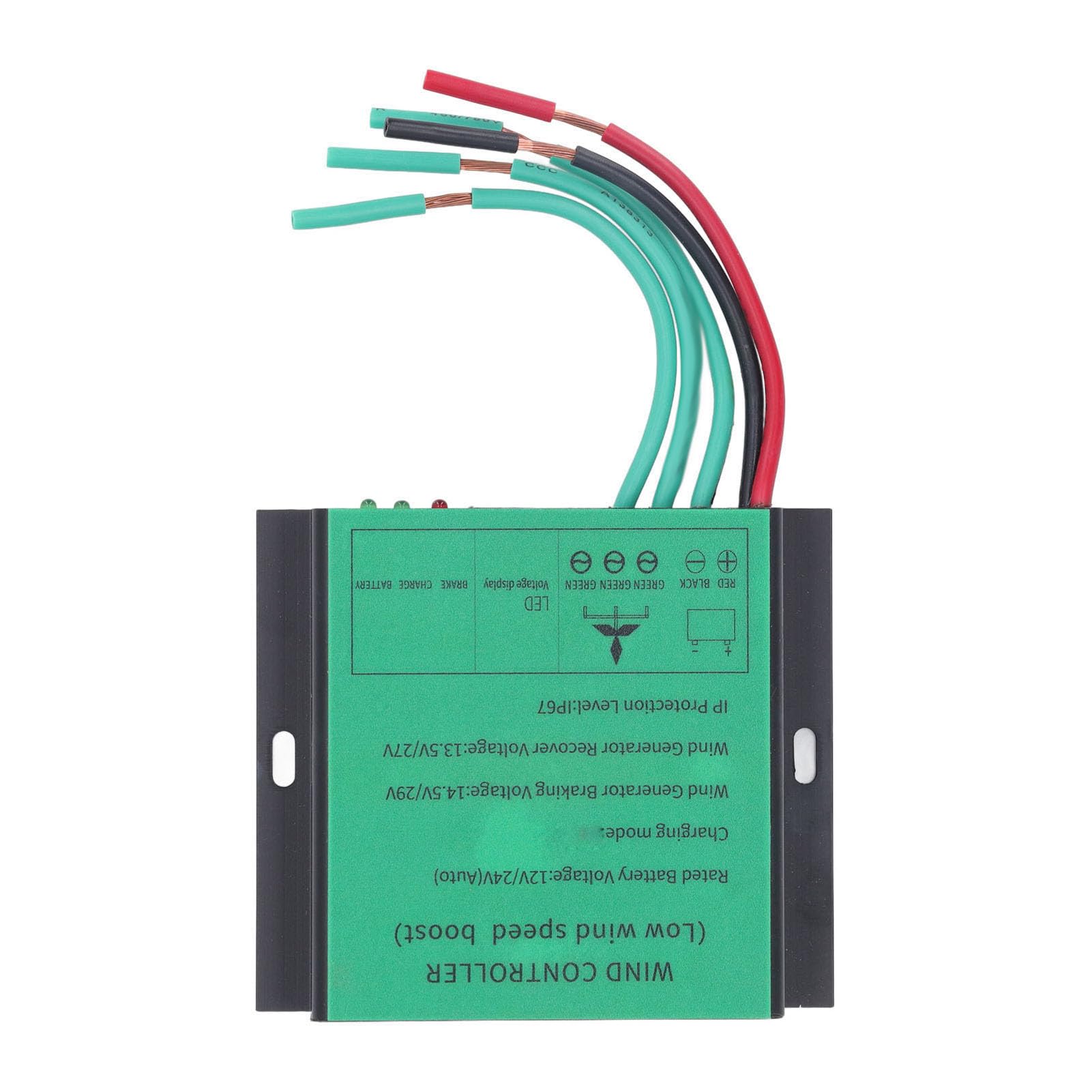 Controlador de Carga para Turbina Eólica MPPT 100W-600W 12V 24V Generador de Viento Combinación Automática Refuerzo Bajo Voltaje Impermeable IP67