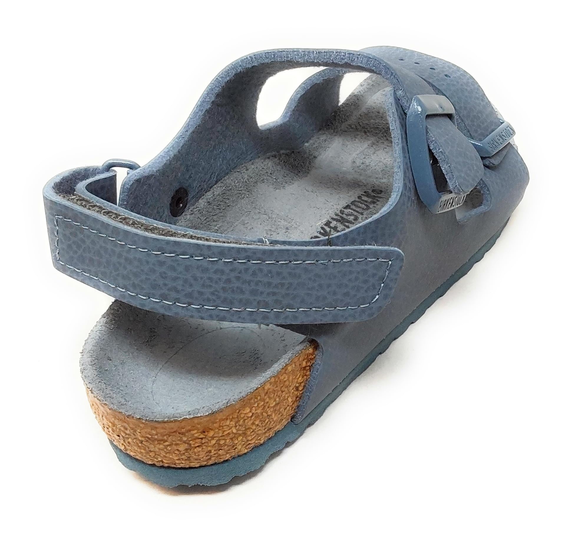 Birkenstock Milano 1031647 grigio (desert soil triple basalt gray),sandalo in Sughero (Grigio (desert soil triples basalt gray), Sistema Taglie Calzature EU, Adolescente, Numero, Stretta, 38)