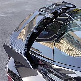 リアスポイラー Gtウイング に適用トヨタクラウンクロスオーバーSH35型 リアトランク ウイング スポイラー オートテールウイング リアトランク スポイラー トランクスポイラー ミニ スポイラー GTウイング(カーボンファイバー)
