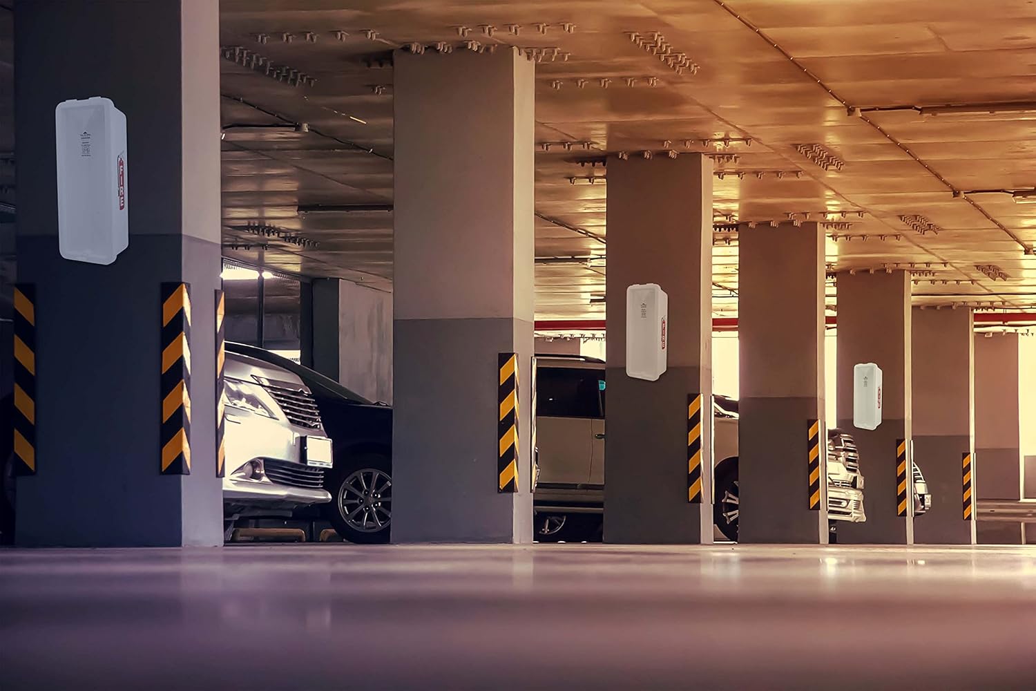 Fire Extinguisher Cabinet Fire Extinguisher Box Outdoor Fire Cabinet Mounted Fire Extinguisher Cabinet Fire Extinguisher Cover (White with Pull-Panel, Rx350, Plastic, 10 Pounds, 10, AKA1)