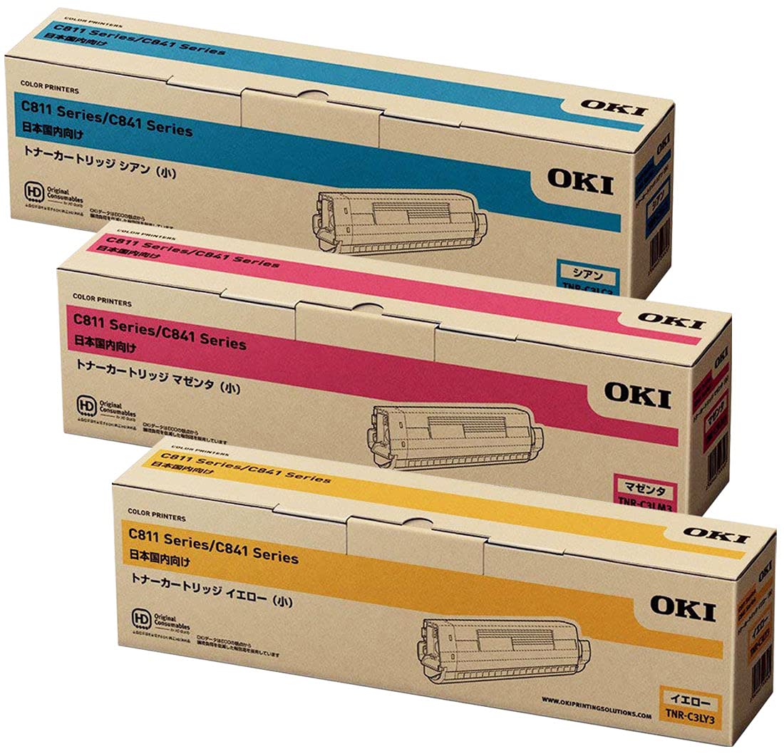 Amazon | OKI トナーカートリッジTNR-C3LC3/M3/Y3 カラー3色
