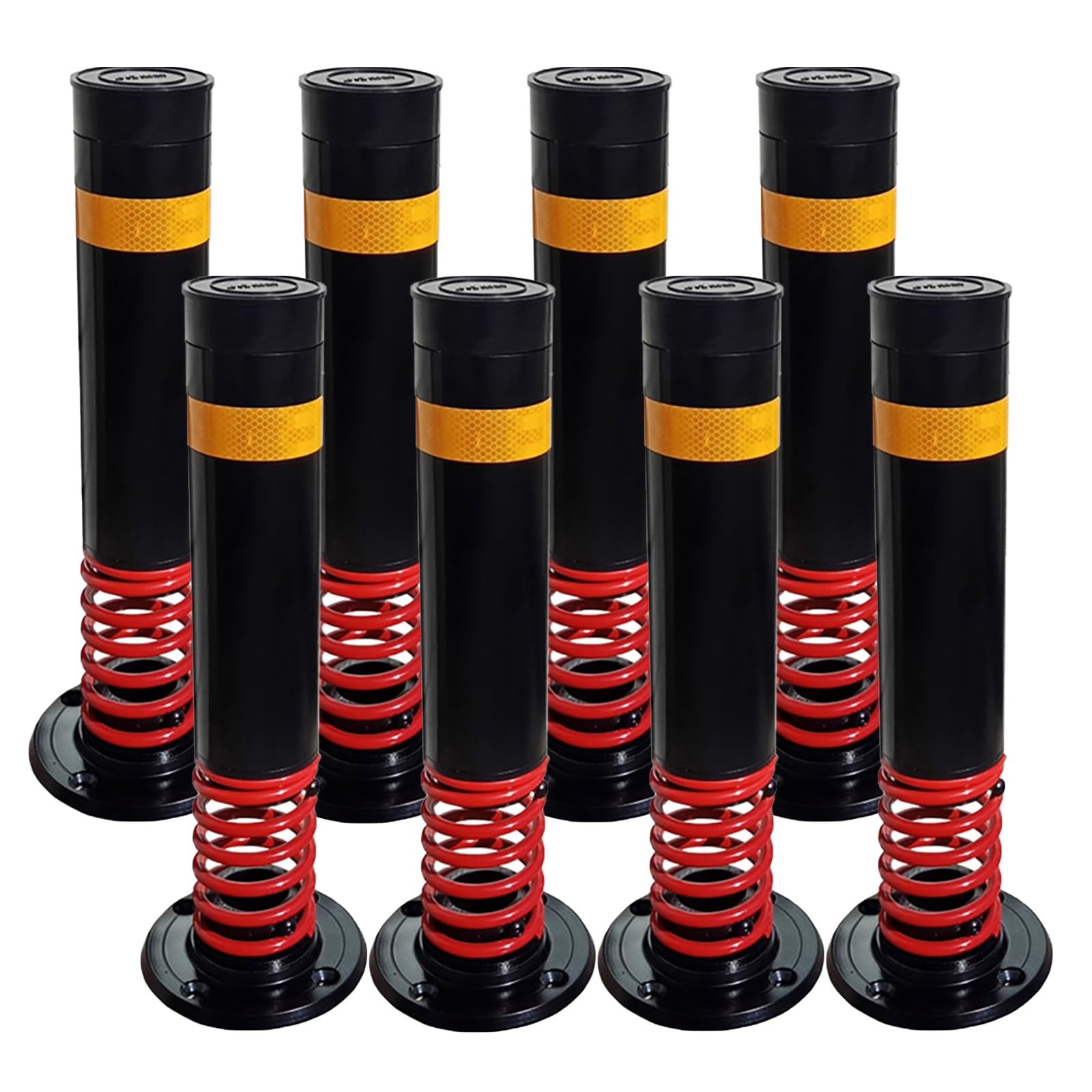 AYCDL Steel Safety Bollard Barrier Traffic Pole Bollard Post Metal Parking Bollards, Safety Barrier Bollard for Driveways Ideal for Traffic Control/Parking Poles,6pcs,8pcs