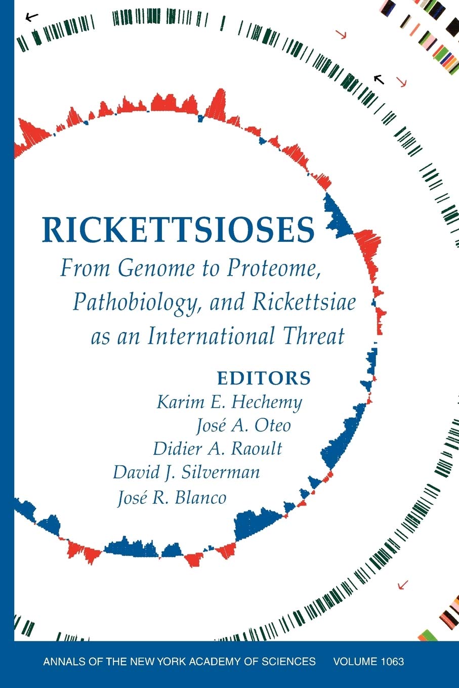 Rickettsioses: From Genome to Proteome, Pathobiology, and Rickettsiae as an International Threat, Volume 1063 (Annals of the New York Academy of Sciences)