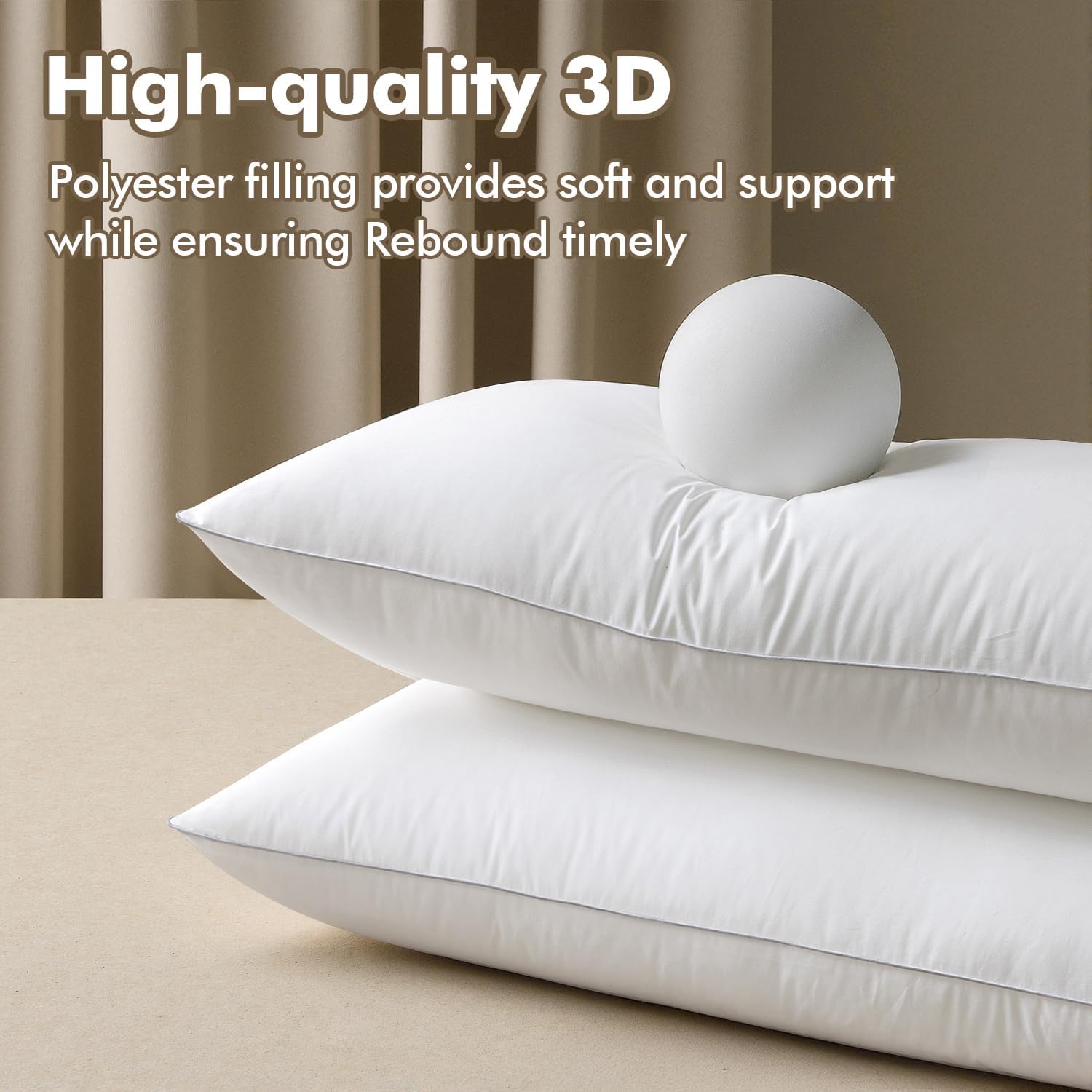 MIULEE 14x36 Pillow Insert -Decorative Throw Pillow with 100% Cotton Cover Rectangle for Sofa Couch - Image 2