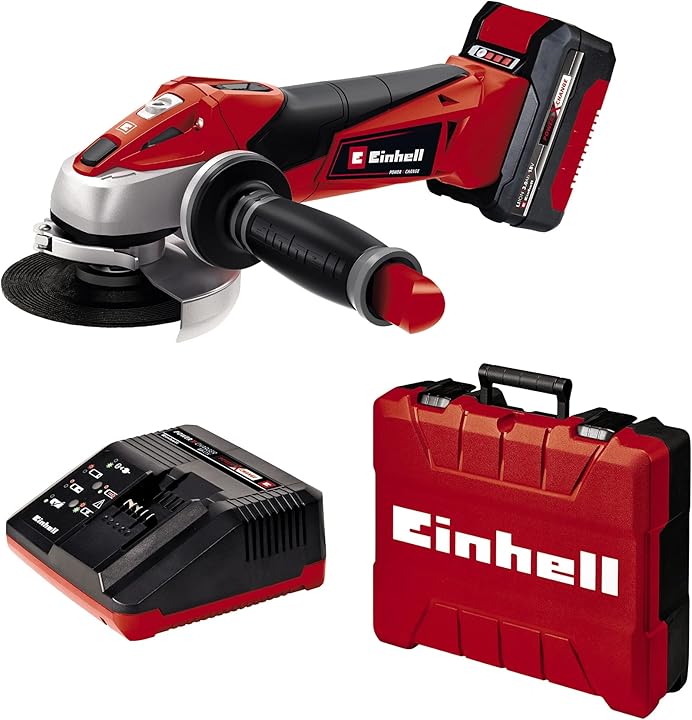 Einhell smerigliatrice angolare a batteria power x-change piu` disco e batteria inclu 4431119 Einhell smerigliatrice angolare a batteria power x-change piu` disco e batteria inclu 4431119