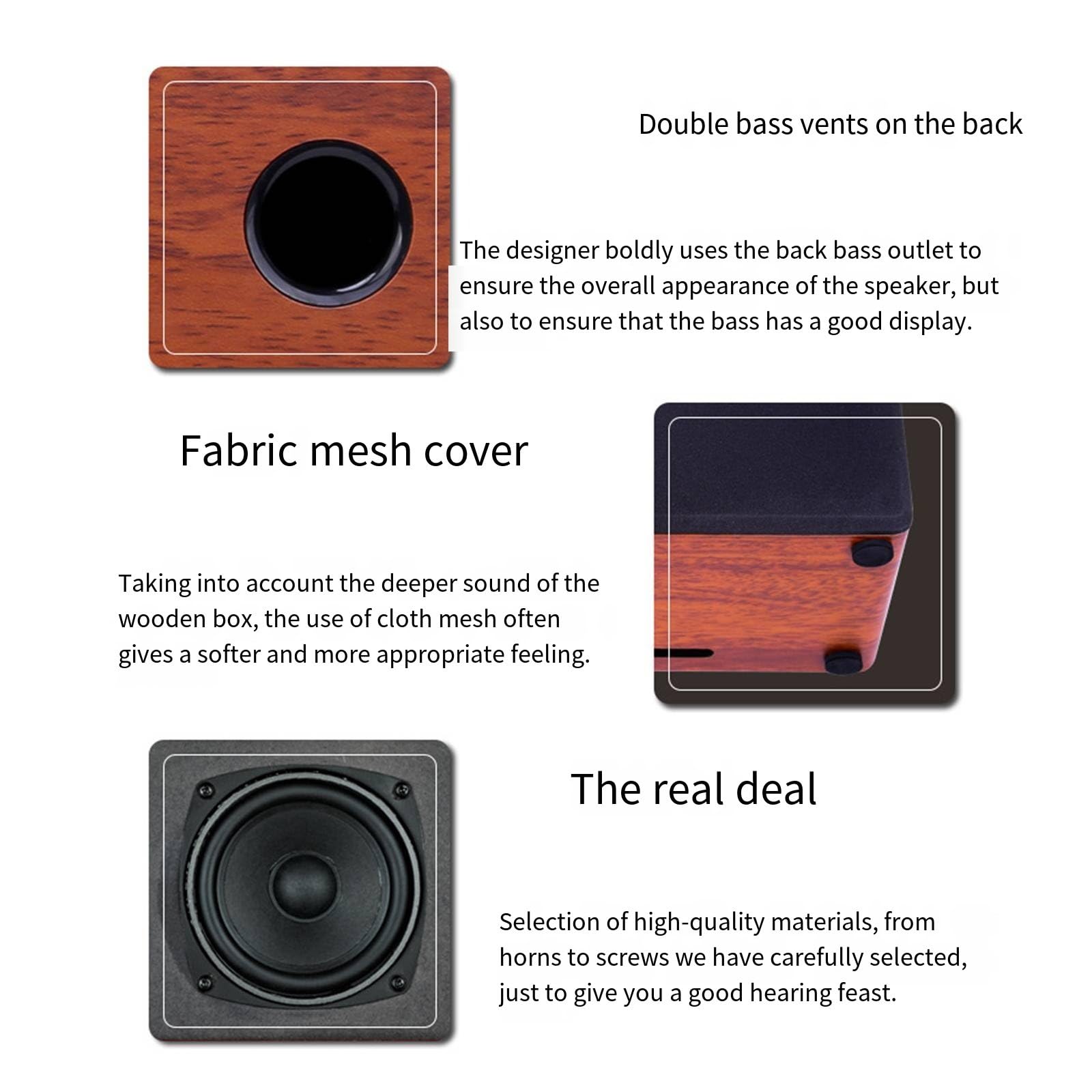 KTV Audio Mikrofon Bezprzewodowy Mikrofon Głośnik Bluetooth Śpiew Zestaw Karaoke Retro Drewniany Subwoofer