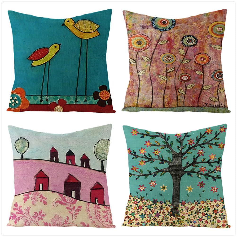 Housse de coussin 60x60 lavable et durable en lin pour embellir votre canape quatre saisons