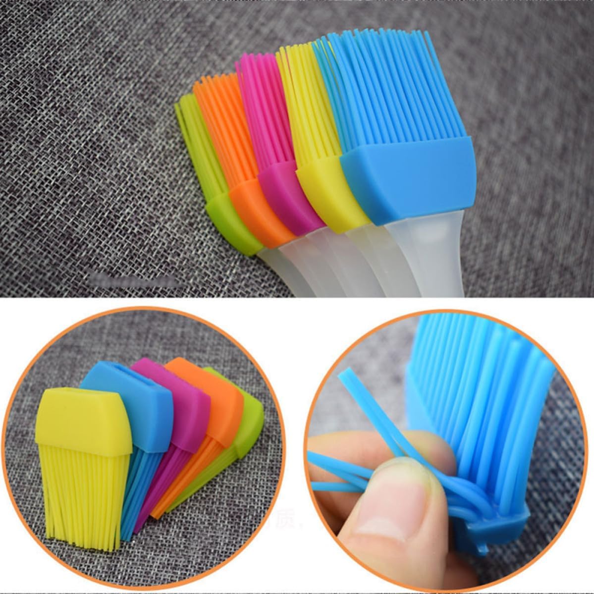 Silicone Bbq Basting Brush for Cooking and Baking, Heat Resistant
