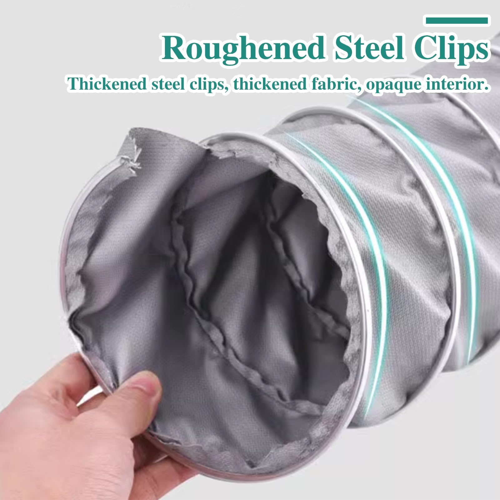 Tubo Flexible Manguera Flexible de Ventilación para Secadora de 50 Pies para Espacios Reducidos, Extensión de Conducto de Ventilación para Carpas de Cultivo en Interiores O Exteriores(White,90mm(3 1/2