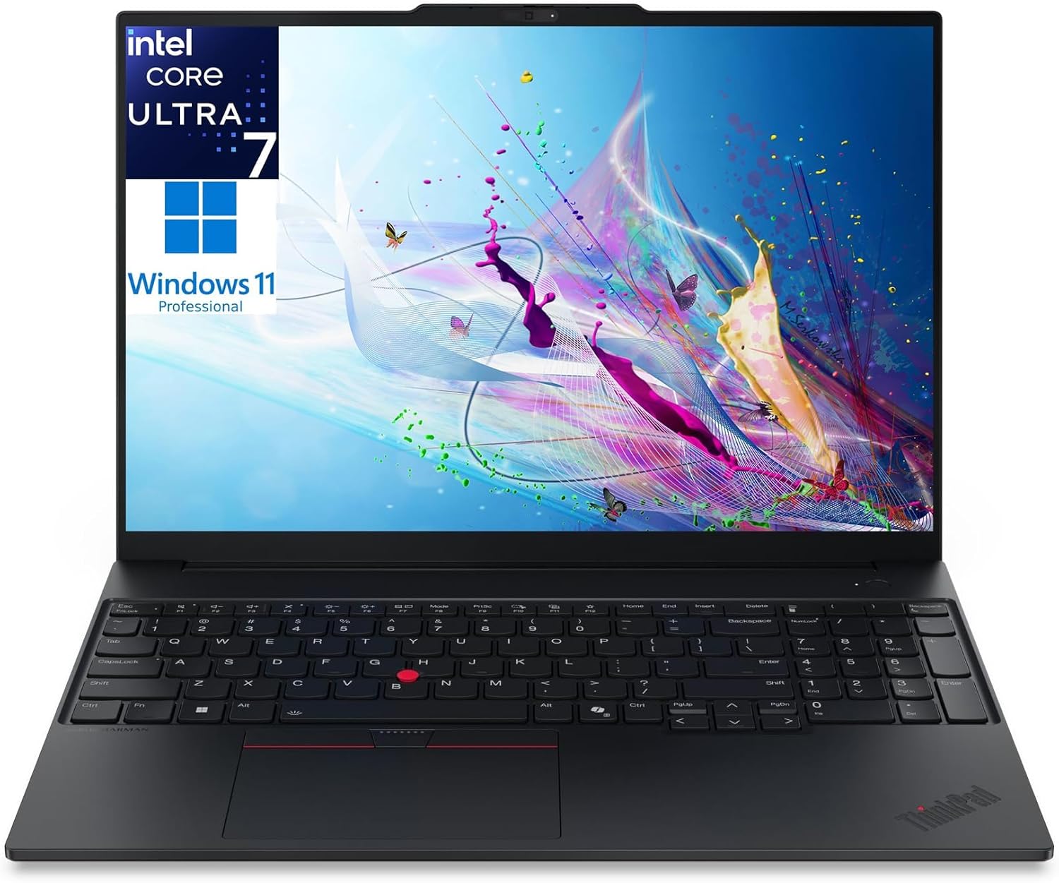 Lenovo ThinkPad E16 Gen 3 Business Laptop Computer, Intel Ultra 7 255H (2026 Edition), 32GB DDR5 & 1TB SSD, Long Battery Life, AI-Ready, Fingerprint Reader, Windows 11 Pro, Multiple I/O Ports