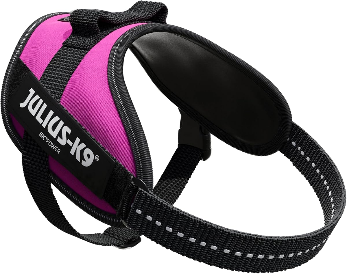 Julius-K9, 16IDC-DPN-M, IDC Powerharness, dog harness, Size: Mini, Dark Pink