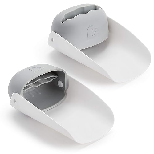 Munchkin Juego de 2 extensores de grifo gris paquete de 1