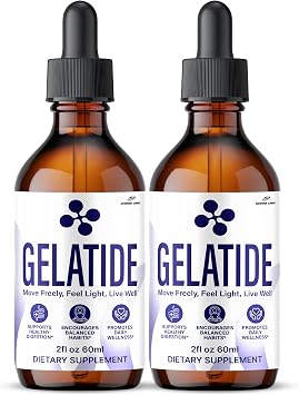 Gelatide Drops, Maximum Potency Supplement, Gela Tide Liquid Extract Advanced Premium Formula, All Natural for Men and Women 60 ML 2