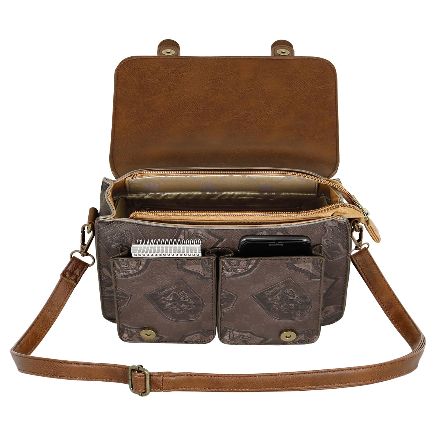 Harry Potter Pride -Mała Torebka na Ramię Satchel, Brązowa, 23 x 19 cm