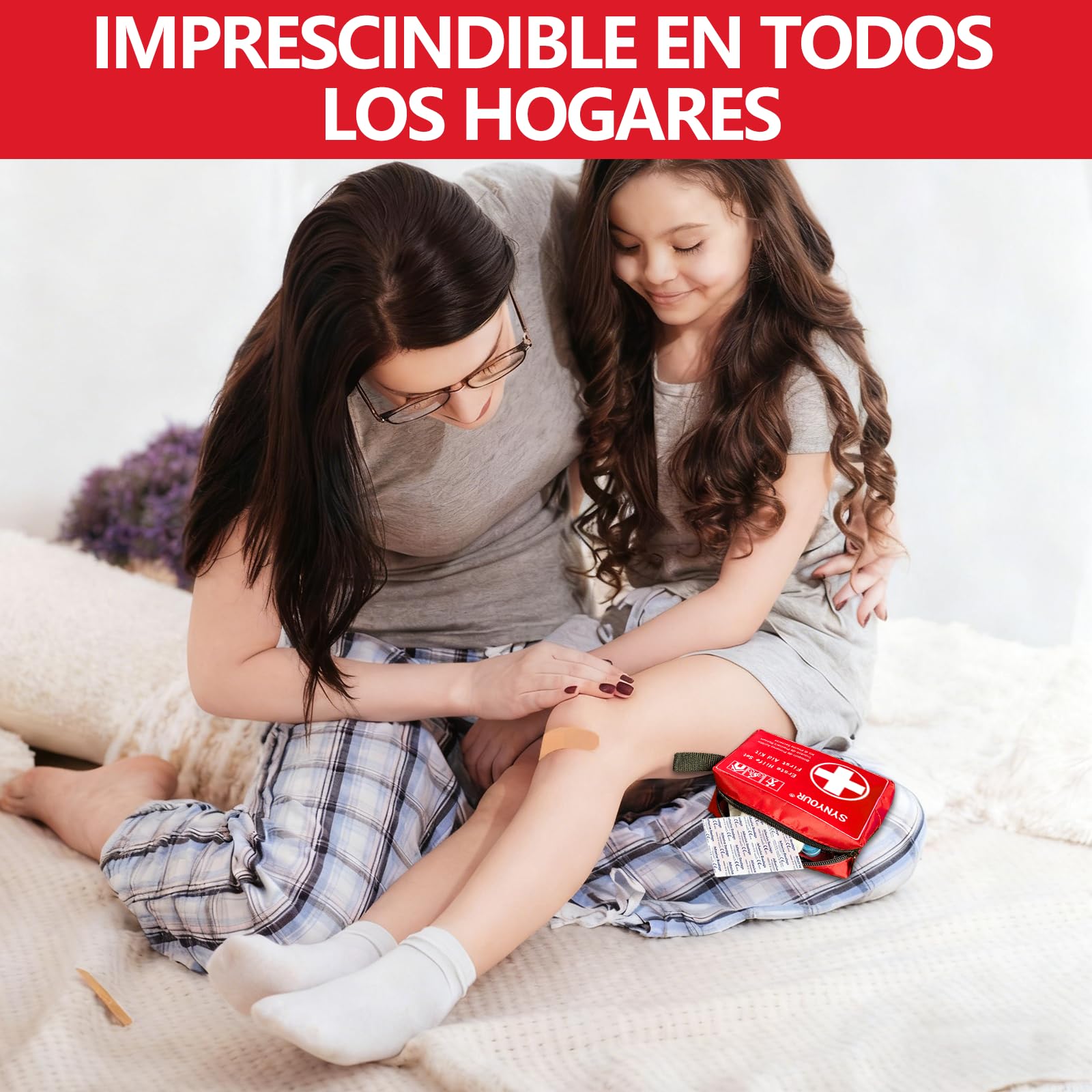 Botiquín de Primeros Auxilios Mini, 80 Piezas Kit Primeros Auxilios, Botiquin Pequeño para Viaje Senderismo Coche Moto Bicicleta Casa Trabajo