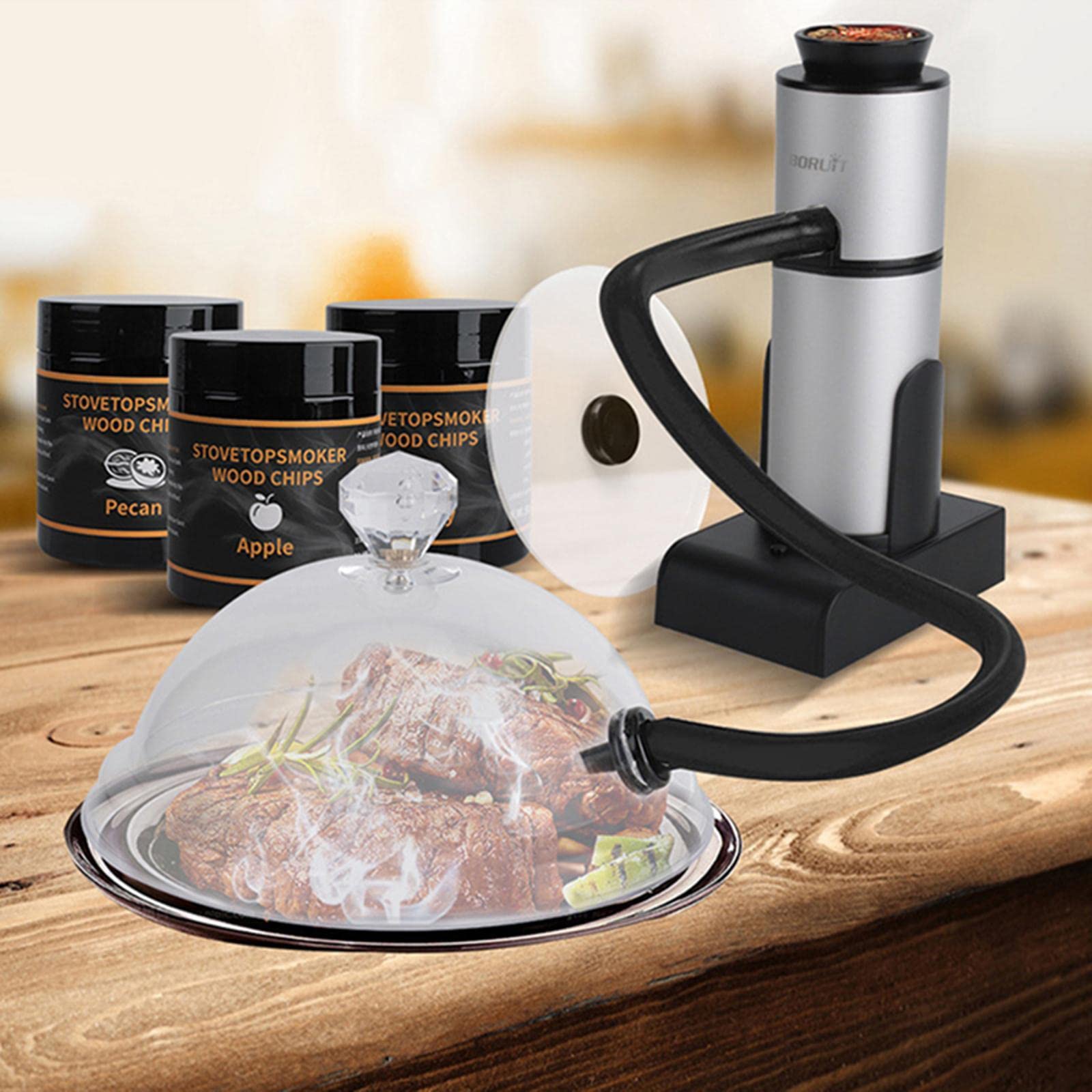 Handheld Portable Smoker Gun Smoking Smoke Infuser for BBQ Cocktail Drink