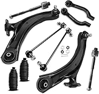 Vista 1 de A-Premium Kit de 10 piezas de suspensión delantera, brazo de control inferior delantero, extremo de barra de acoplamiento interior y exterior, barra