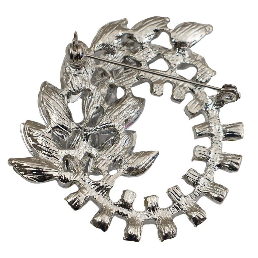 Crystal Brooch Pin - Elegant Womens Design