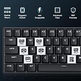 MCHOSE ACE60 HE 8000Hz Rapid Trigger Keyboard, 0.01mm RT Accuracy, 60% Wired Gamer Keyboard with Magnetic Switch, Adjustable Actuation, SOCD and Snap Key, Black - 8
