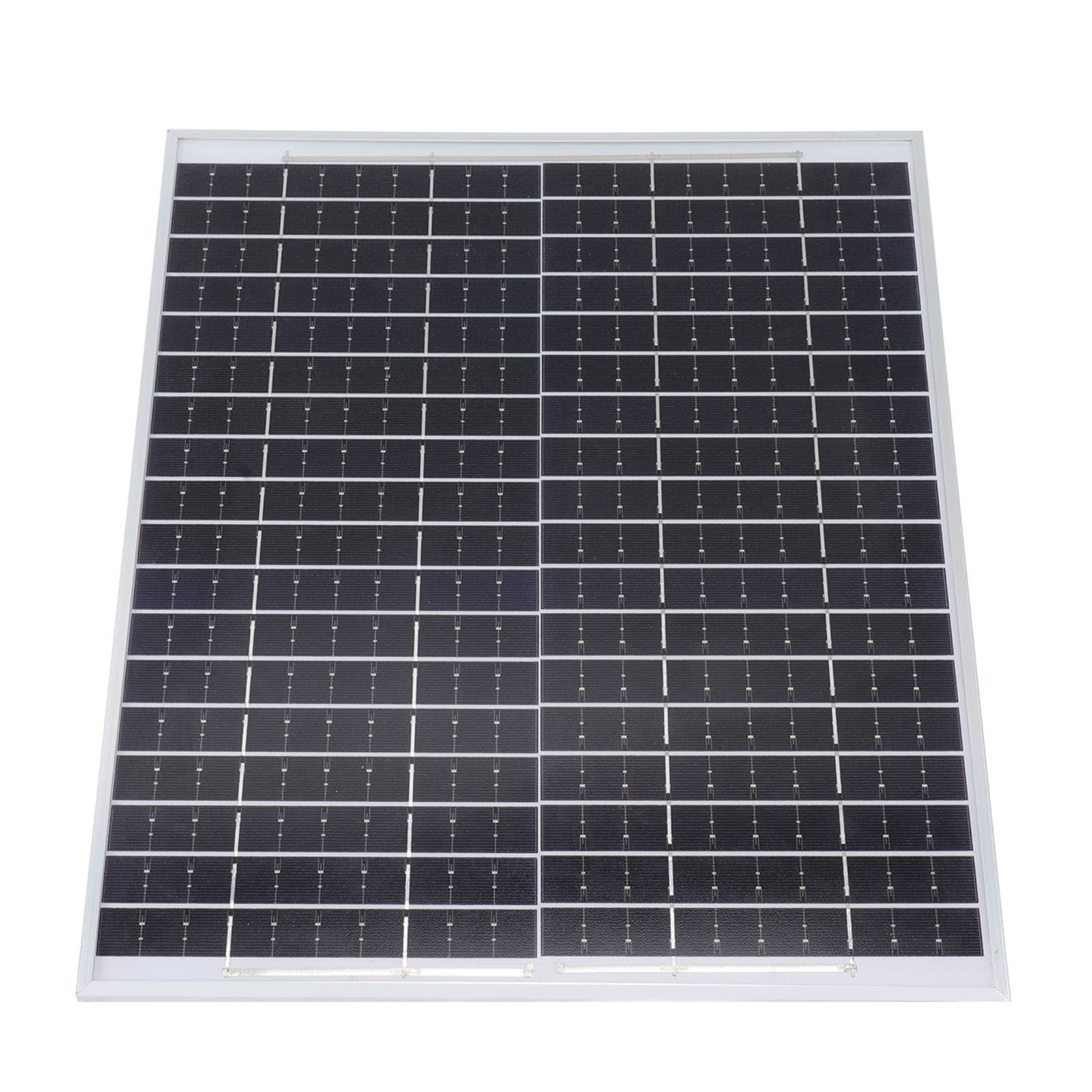 Pannello Solare, Pannello Fotovoltaico in Silicio Monocristallino 20W 18V, Uscita Stabile Struttura Semplice Buona Fattibilità per di Monitoraggio della Generazione di Energia per Uso