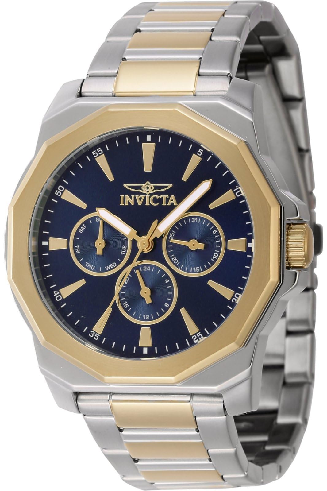 Invicta Speedway Men's Quartz Stainless Steel Watch Two Tone Blue