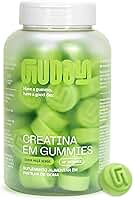 Guday Creatina Monoidratada em Gummies 60 Gomas Sabor Maçã Verde – Suplementação Prática e Refrescante para Sua Rotina de Treinos