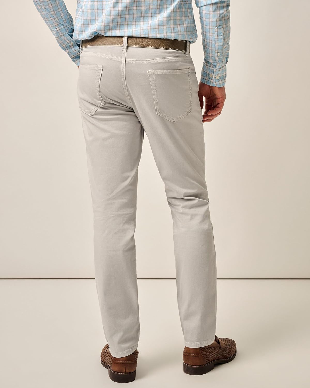johnnie-O Carmel Sateen 5-Pocket Pants Chrome / 33/32 - Image 3
