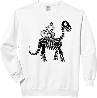 BMX Bike cyclist BMX-Bicycle MTB-Dinosaur cycling biking BMX Comfort Colors Adult Sweatshirt