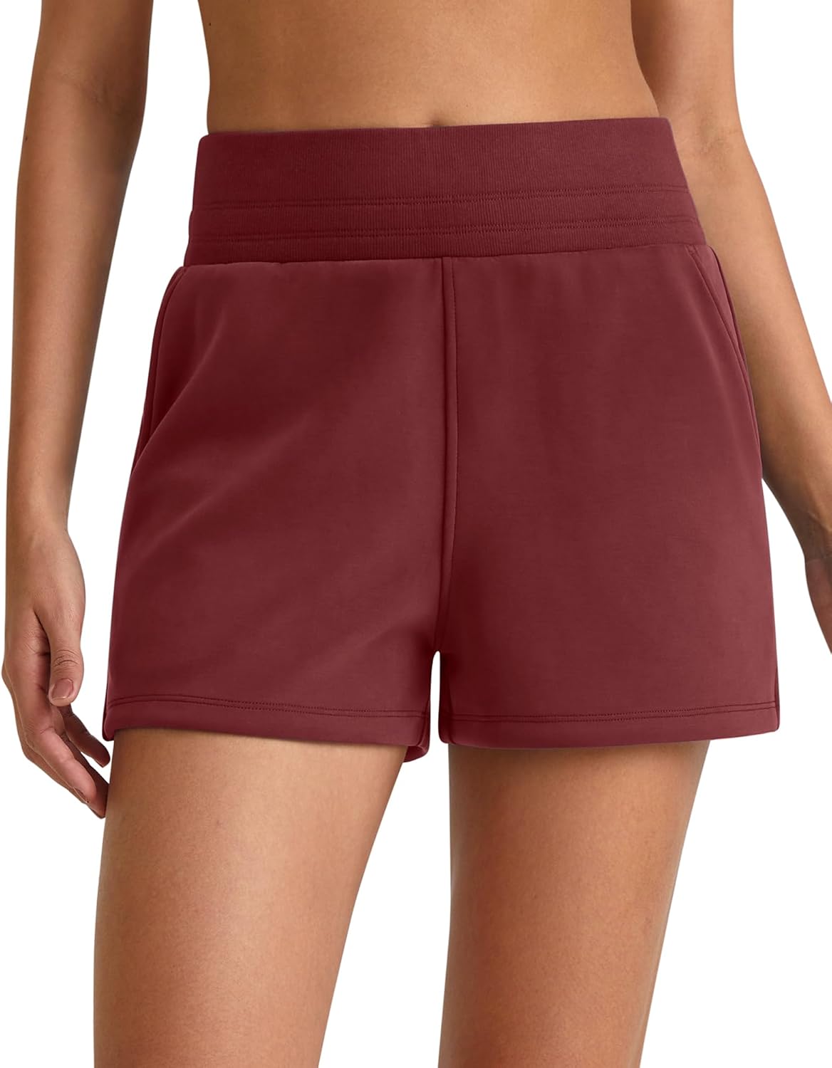 G4Free Smoofit Modal Soft Sweat Shorts for Women High Waist Summer Comfy Casual Shorts with Pockets