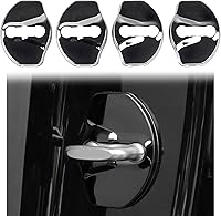 Vista 10 de Compatible con 2026 2025 Tesla Model Y Juniper - Protector de silicona para cerradura de puerta, compatible con 2017-2026 Modelo 3 (Highland)