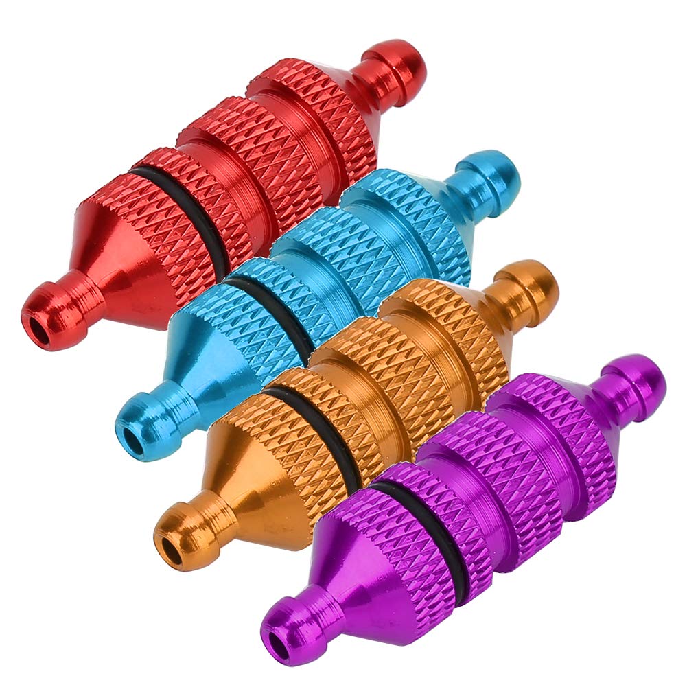 Drfeify RC Kraftstofffilter – Alu-Ersatzteil Für 1:8 / 1:10 Modellautos (mehrere Farben)