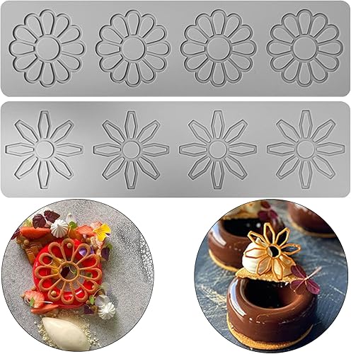 Miniatura 6 de Molde floreciente hueco de la mariposa, molde hueco del silicón del caramelo 3D del chocolate