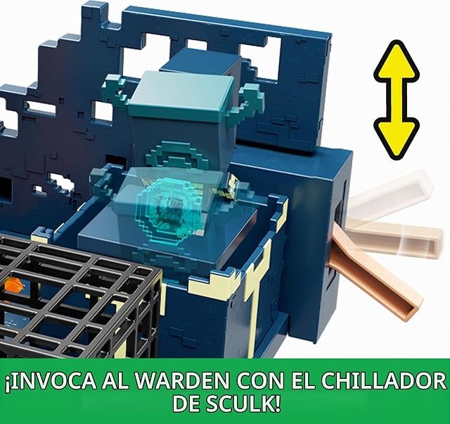 Foto 5 de 6 de Mattel Minecraft Mini Mode El despertar del Warden, Set de juego con 2 mini figuras de acción
