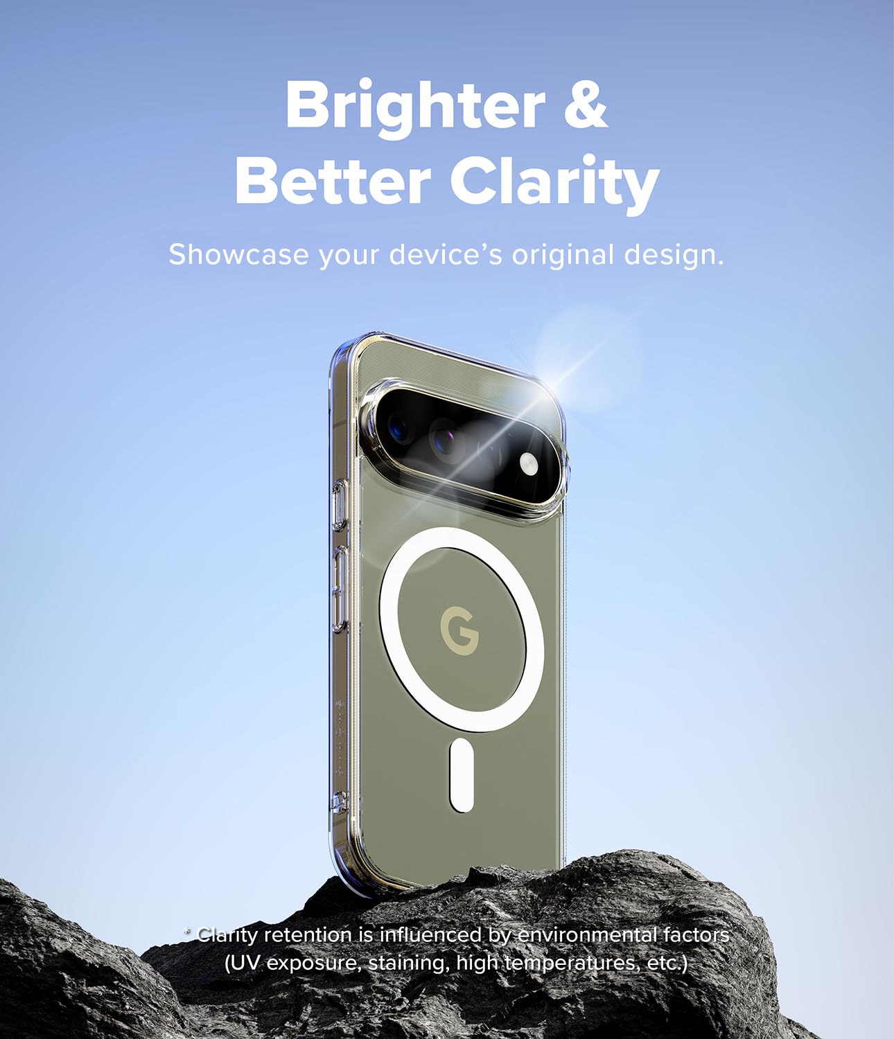 Ringke Funda y Protector Pantalla para Pixel 11 Pro [Fusion Magnetic]