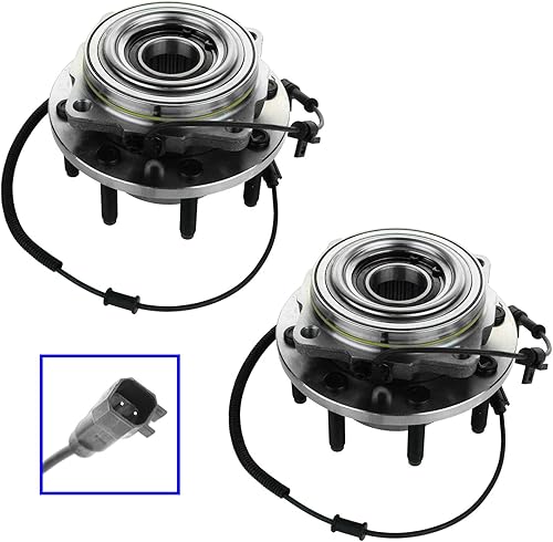 Vista 831 de TRQ Juego de 2 rodamientos y bujes de rueda trasera izquierda y derecha compatible con Ford Expedition 2007-2010 Lincoln Navigator 2007-2010