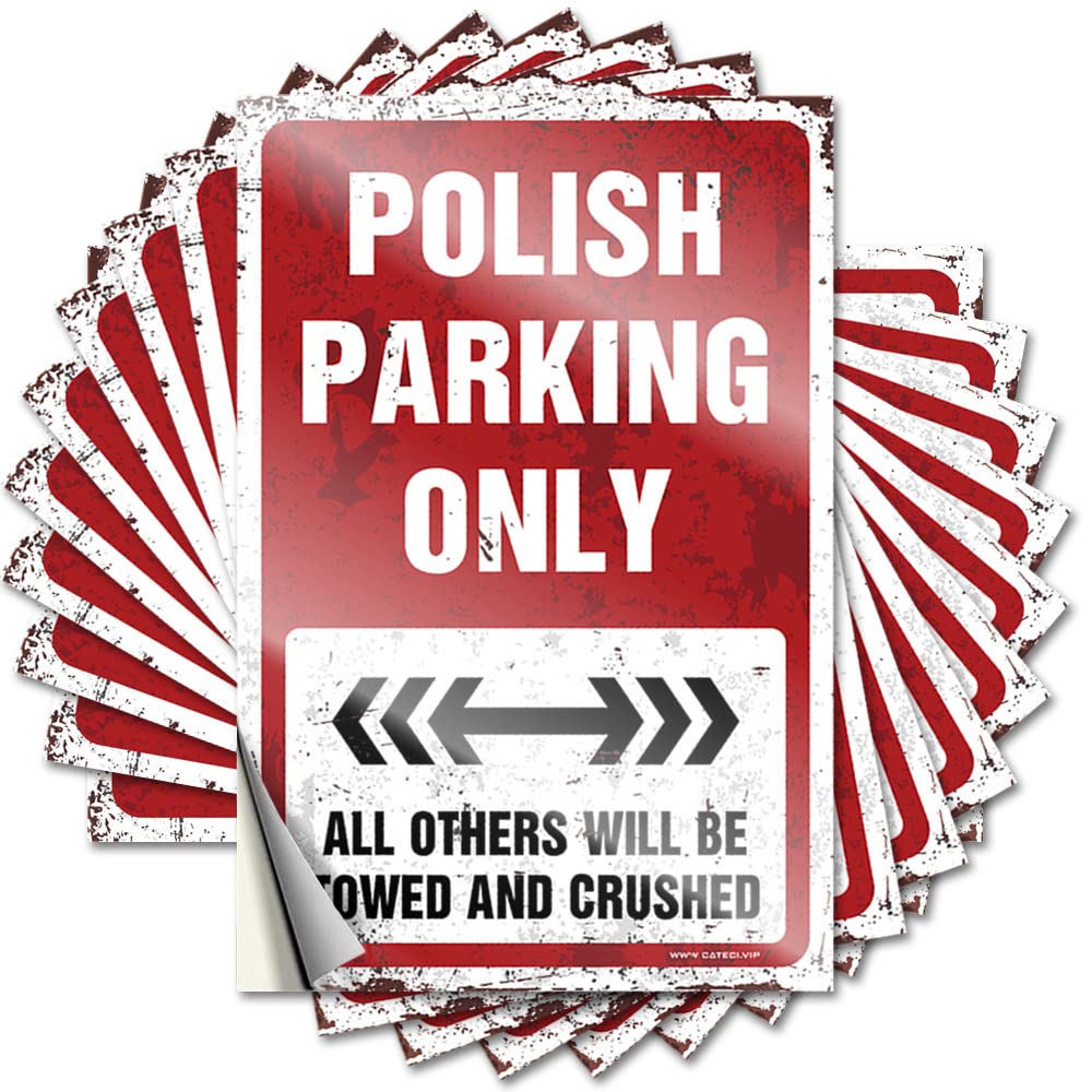 Saying Small | New Laptop Polish Parking Only for Dart(6X9CM)