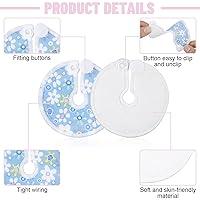 Vista 3 de 32 fundas para botones de tubo G, almohadillas de algodón para apoyo de alimentación, suministros de algodón reutilizables, fundas suaves