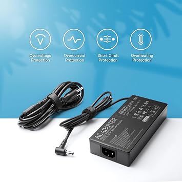 240W Charger Fit for Asus Rog Zephyrus G14 G15 M16 S15 S17, ADP-240EB B 20V 12A AC Adapter, Strix Scar 15 G533QS Gaming Laptop