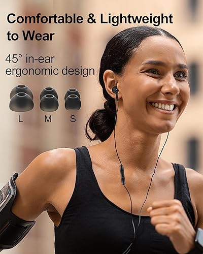 Miniatura 2 de Auriculares USB C para iPhone 15 Pro Max Samsung Galaxy S23 S22 Ultra S21 FE S20 A53, auriculares USB tipo C estéreo de alta fidelidad en el oído