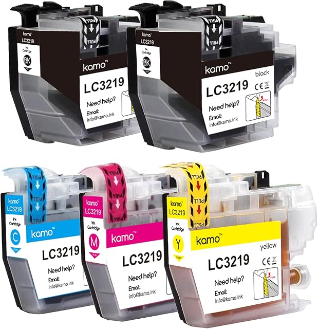 Kamo LC3219 Multipack Compatible with Brother LC-3217 or LC-3219 XL Ink Cartridges Combo pack, for MFC-J5330DW MFC-J5335DW MFC-J5730DW MFC-J5930DW MFC-J6530DW MFC-J6930DW MFC-J6935DW