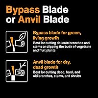 Vista 9 de Fiskars Podadora de Derivación de Jardín con Palanca de Potencia de 28 Pulgadas y Recortadora de Árboles, Hoja de Acero Rectificada de Precisión