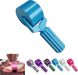 New 3D Printed Diamond Painting Roller Tool, Detachable Pressure Diamond Wheel Fixer for Diamond Painting Accessories, Rhinestone Mosaic Embroidery (Sky Blue)