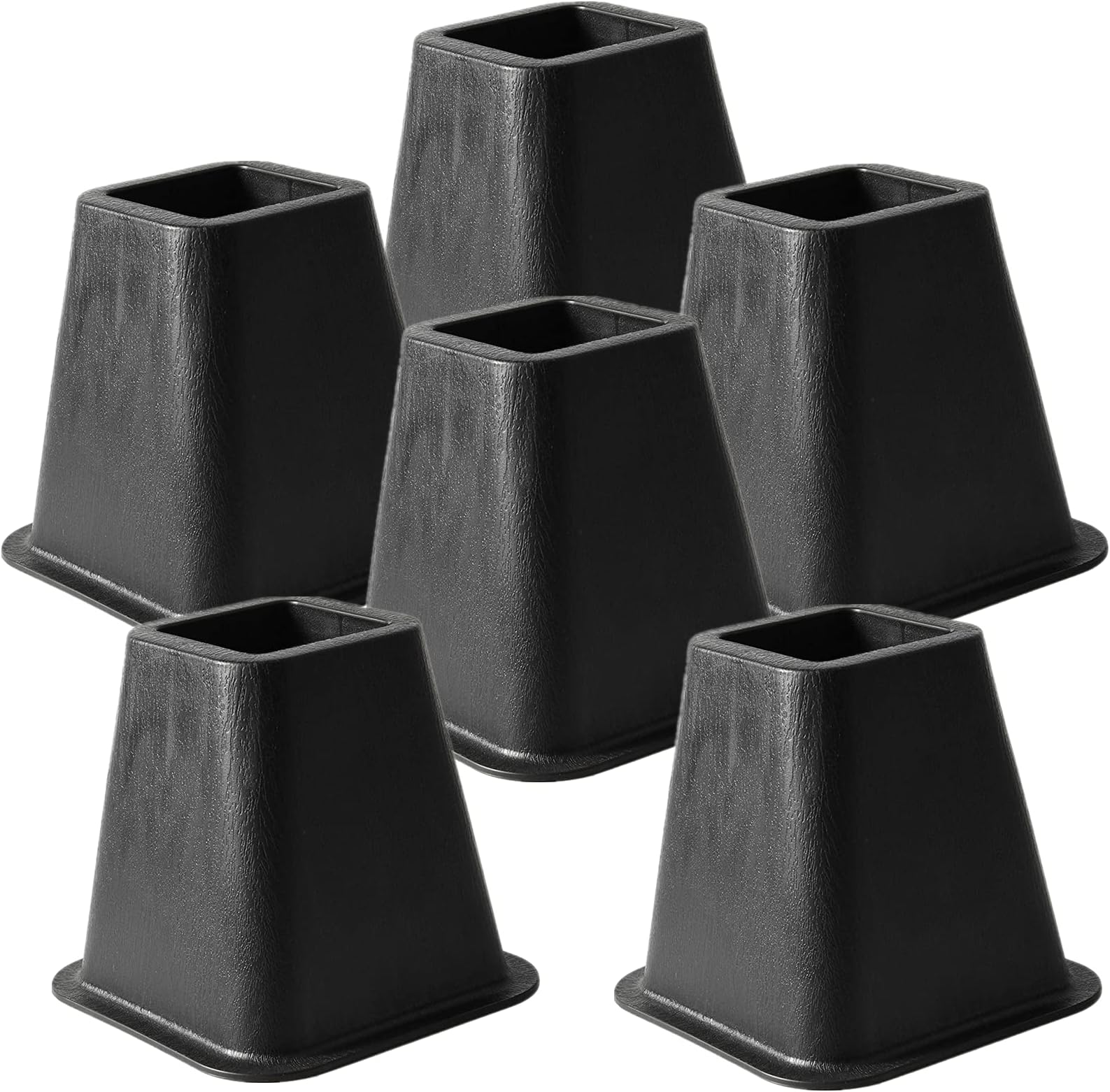 Pack De 4 Elevadores Para Muebles - Aumenta 10 Cm De Altura, Soporta Hasta 1000 Kg, Para Patas Cuadradas/redondas ≤11.3 Cm