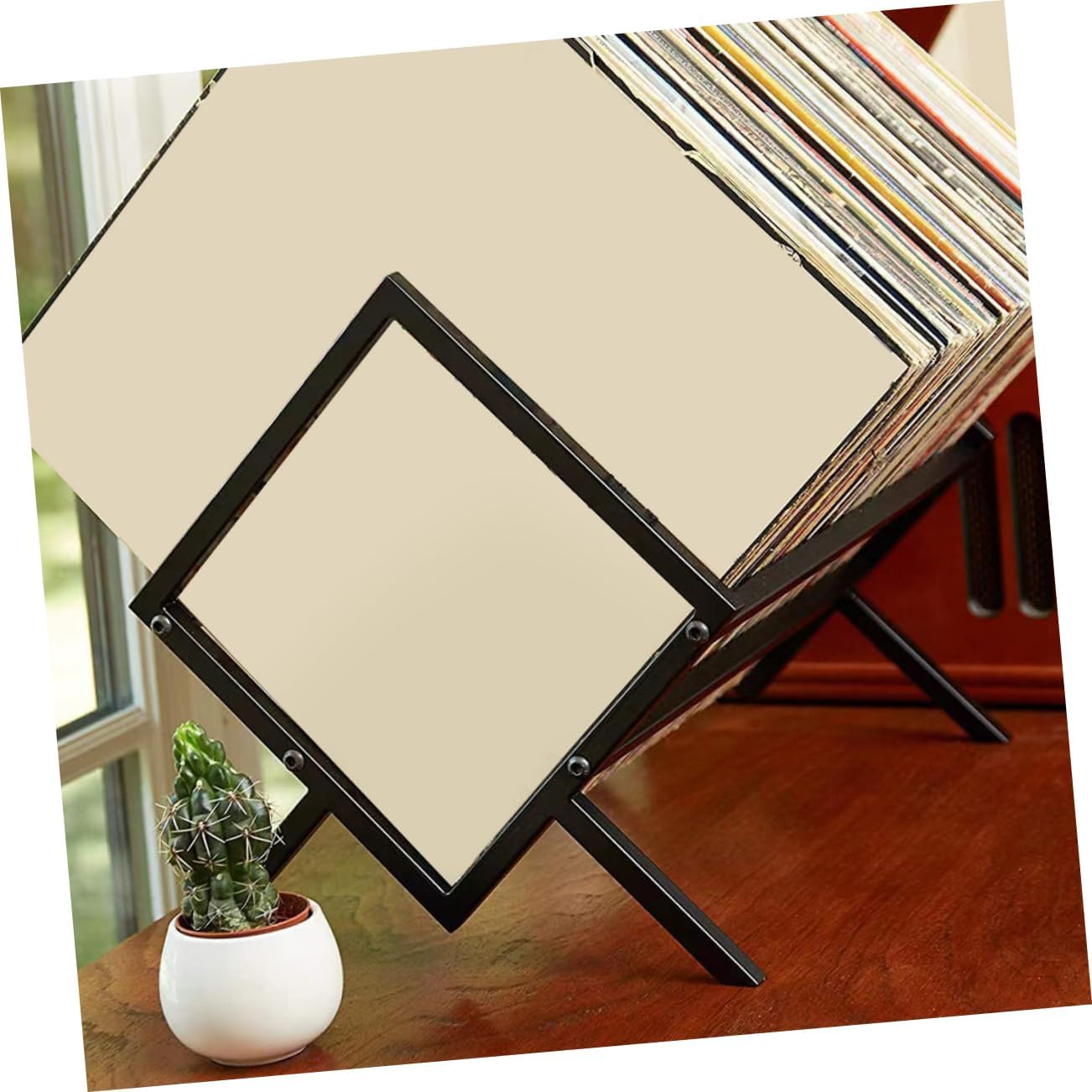 OUNONA Bookshelf Organizer Storage Bookshelf Magazine Rack Book Organizer for Desk Floor Magazine Holder