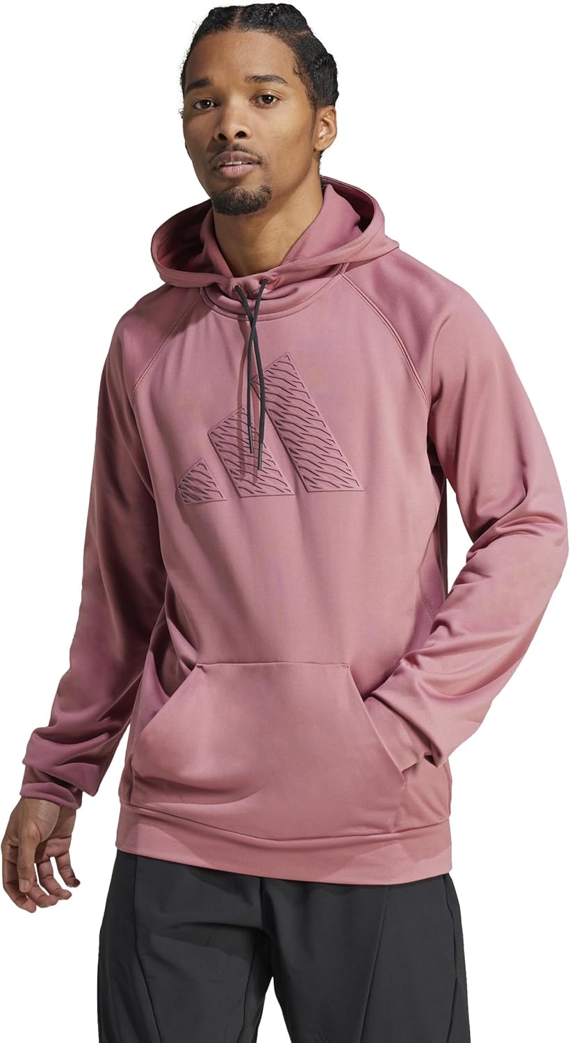 adidas Men's Game And Go Big Logo Training Hoodie Sweatshirt
