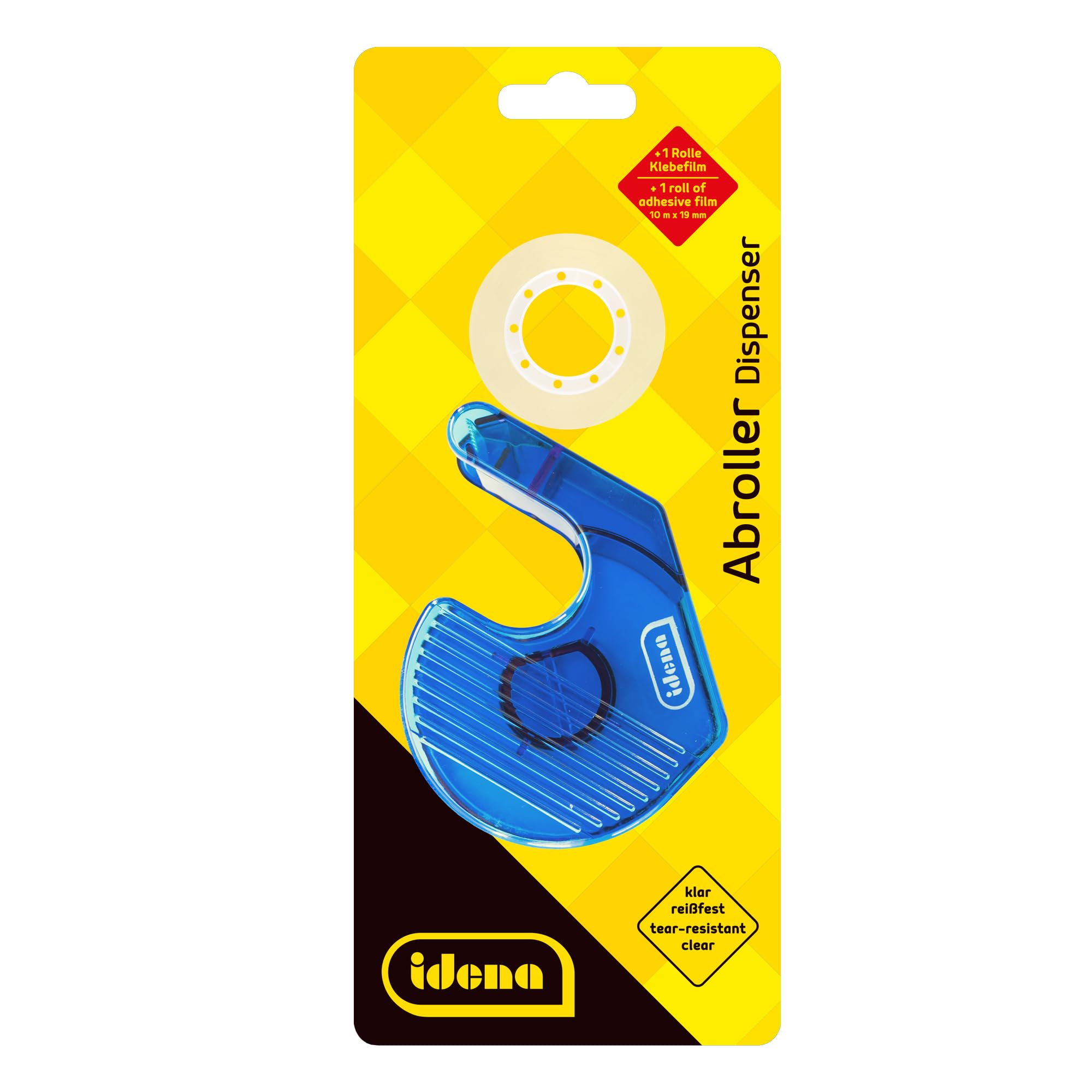 IDENA 631054 – Tape Dispenser with 1 Roll 19 mm x 10 m