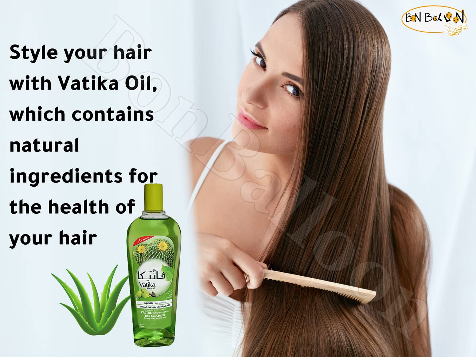 Amazon.com : 180 ml Vatika Cactus Enriched Hair Oil Loss Weakened Hair :  Beauty & Personal Care