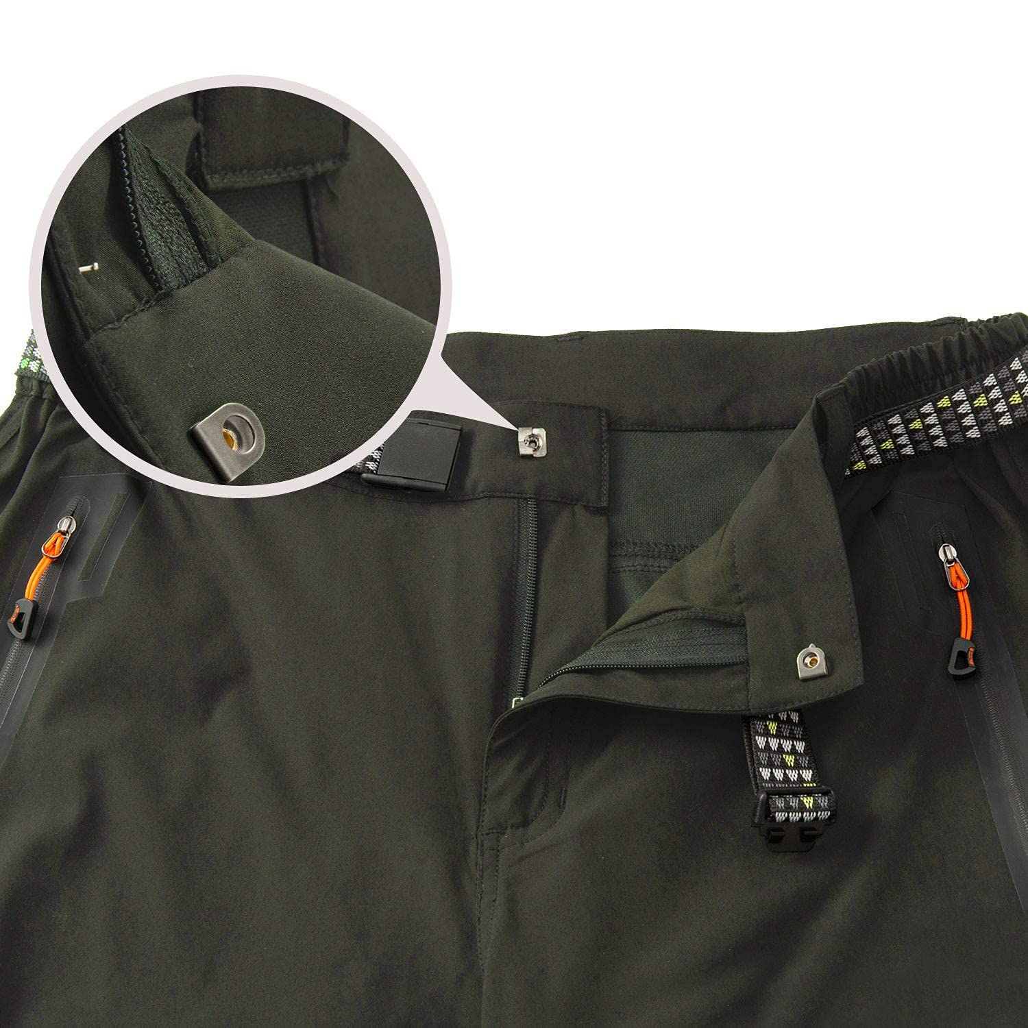Pantalones para Caminar Transpirables al Aire Libre para Hombre Pantalones tácticos Ligeros a Prueba de Viento Pantalones de Senderismo de Cintura