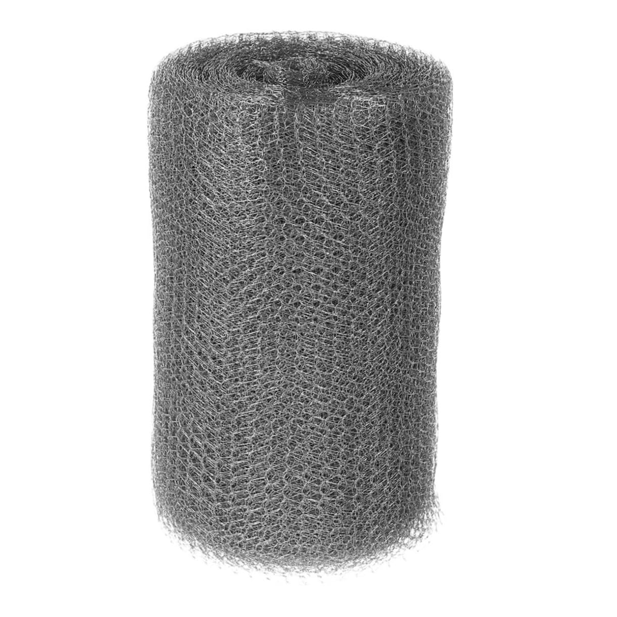 GARVALON Double Metal Mesh Galvanized Chicken Wire Insect Screen Mesh for Garden Air Brick Screen